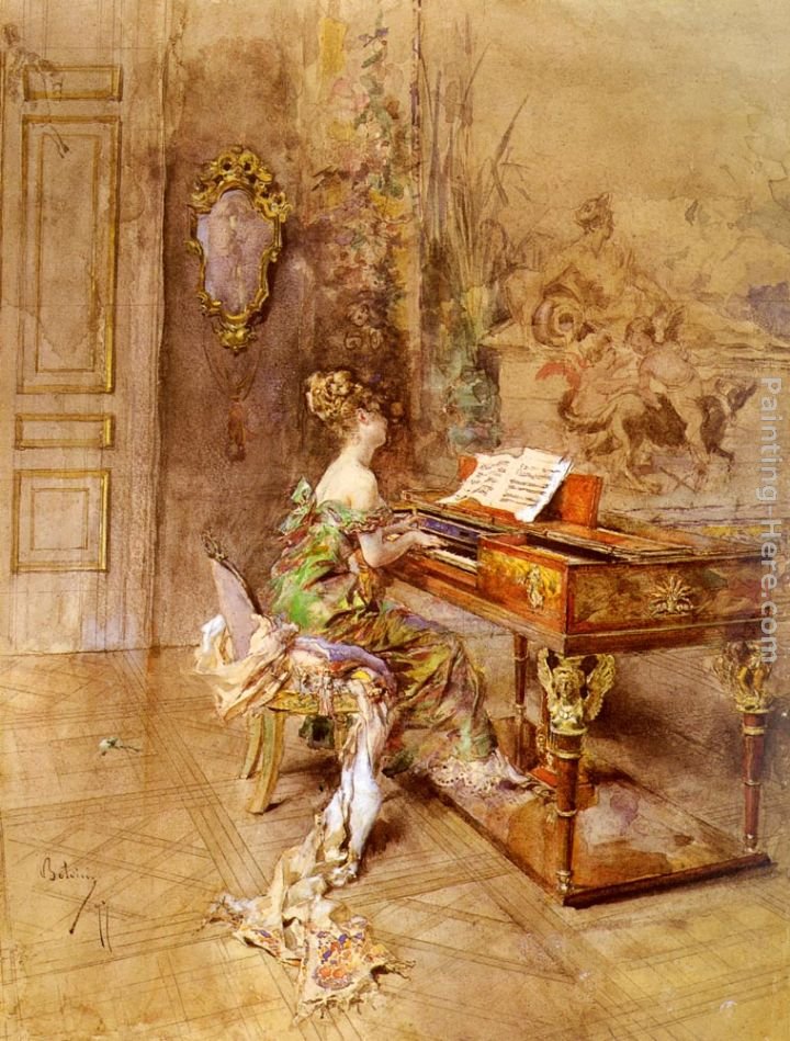 Giovanni Boldini La Pianista